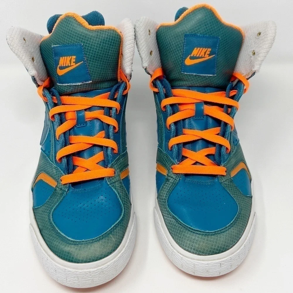 NIKE | Auto Flight High Top Sneaker Teal Blue 10.5 - Picture 6 of 10